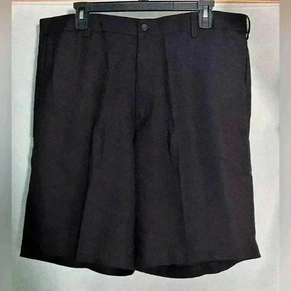 Dockers Men's Backswing Shorts Black Flat Front D4 Relaxed Fit Golf Comfort 38 - Picture 4 of 9